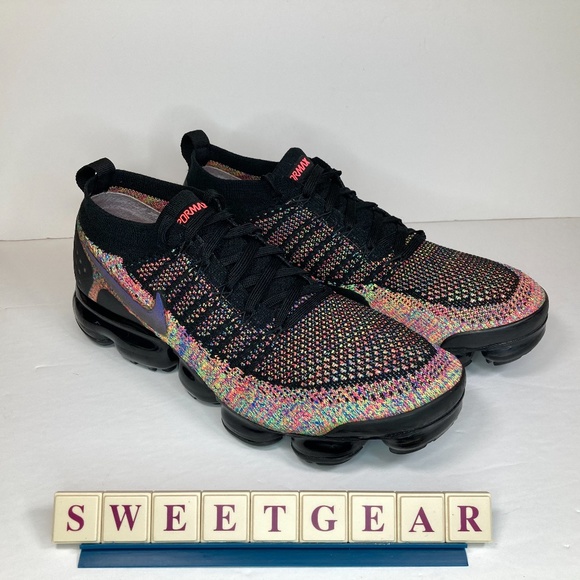 Nike Air VaporMax 2 'Black Multi-Color' - Picture 2 of 16